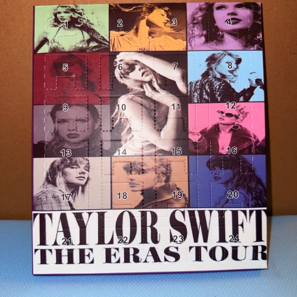 Taylor Swift Inspired Eras Tour Advent Calendar NEW 24 Day Bracelet Charms